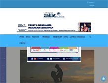 Tablet Screenshot of alazharpeduli.com